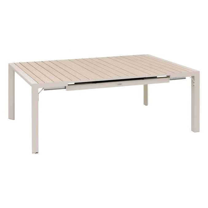 Table de jardin carré EVASION Lin / Argile