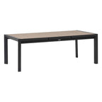 Table de jardin EVASION Effet bois Honey / Graphite