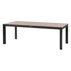 Table de jardin ÉVASION Effet bois Honey & Graphite