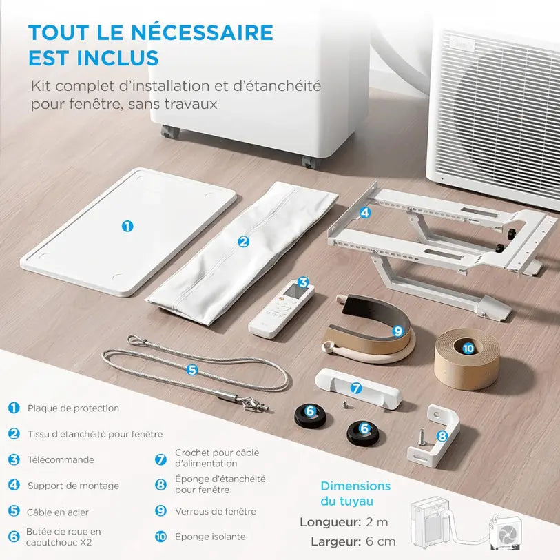 Midea PortaSplit - Refroidit comme une clim fixe, se branche comme un ventilateur