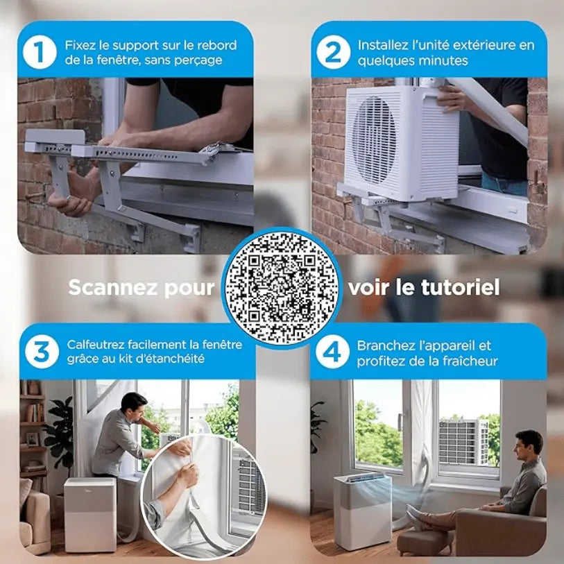 Midea PortaSplit - Refroidit comme une clim fixe, se branche comme un ventilateur