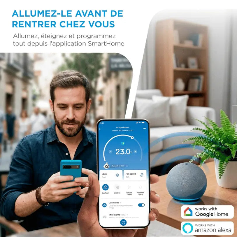 Midea PortaSplit - Refroidit comme une clim fixe, se branche comme un ventilateur