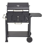 Barbecue à charbon Wilson rectangulaire avec couvercle 2 roulettes 114x72H108cm