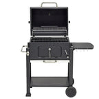 Barbecue à charbon Wilson rectangulaire avec couvercle 2 roulettes 114x72H108cm