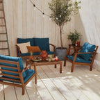 Ushuaia Salon de jardin bois d'acacia 4 places