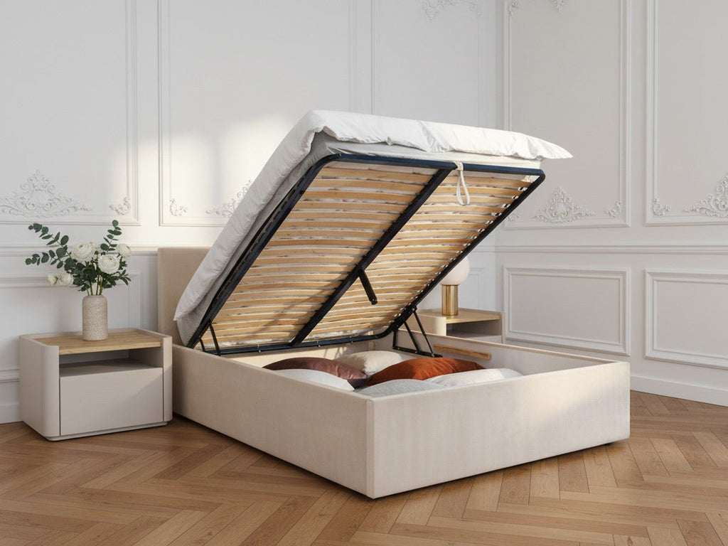 VIVARA Lit coffre VIVARA rangement XL