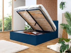 VIVARA Lit coffre VIVARA rangement XL - Bleu