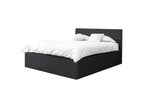 VIVARA Lit coffre VIVARA rangement XL - Noir